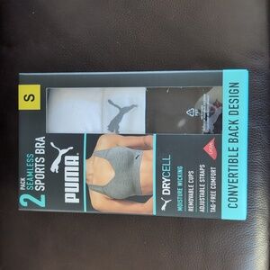Puma 2 pack seamless sports bra